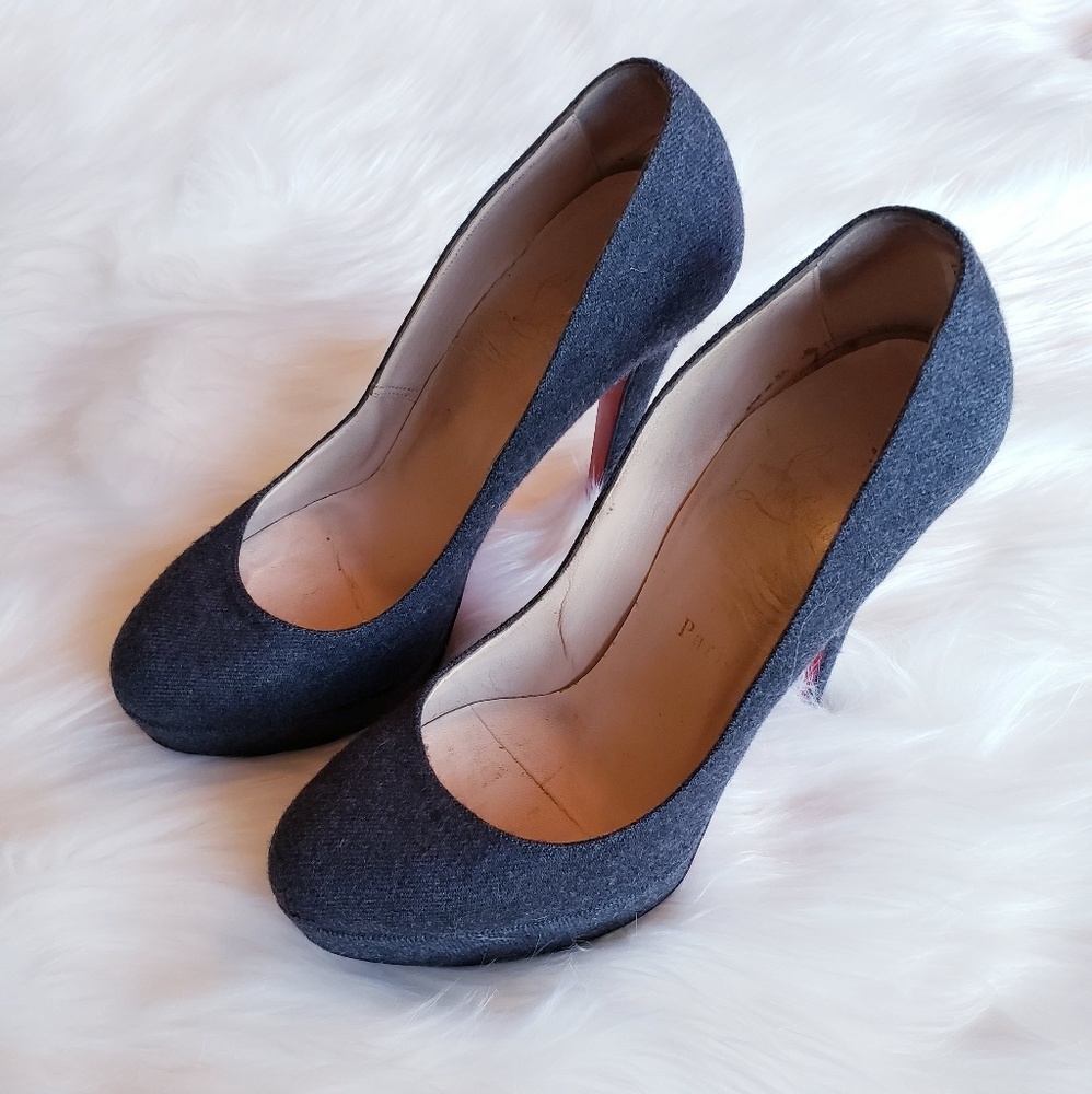 💯 Christian Louboutin Bianca 140 - Wool - Picture 2 of 11